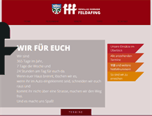 Tablet Screenshot of feuerwehr-feldafing.de